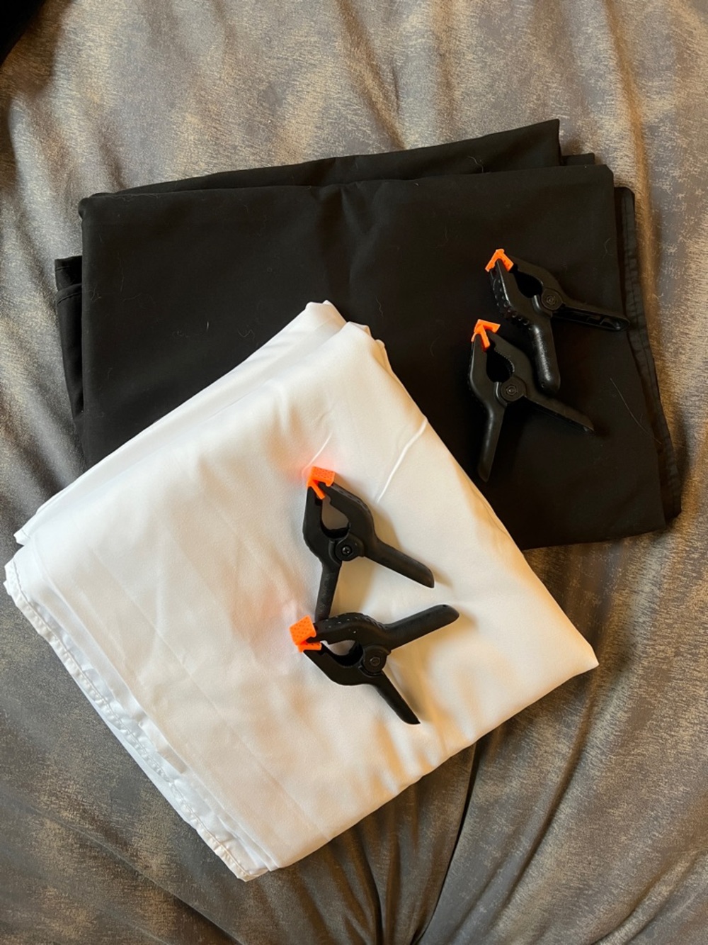 Professional photography backdrop with Clamps